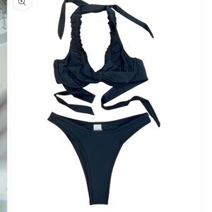 Strawberry Milk Mob Summertime Bikini top and bottom